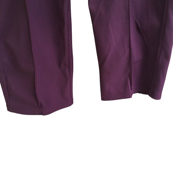 Lululemon Urban Strides Super High Rise Pants Cassis Purple Red Women's Size 10 - Picture 5 of 11
